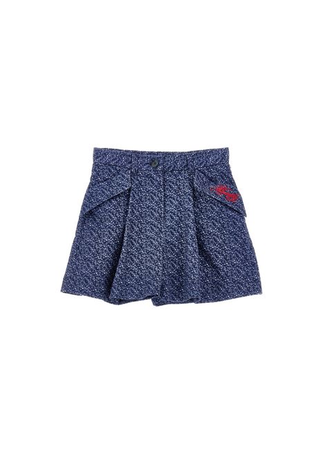 Shorts con logo ricamato PHILOSOPHY KIDS | I1F410 6681P56S
